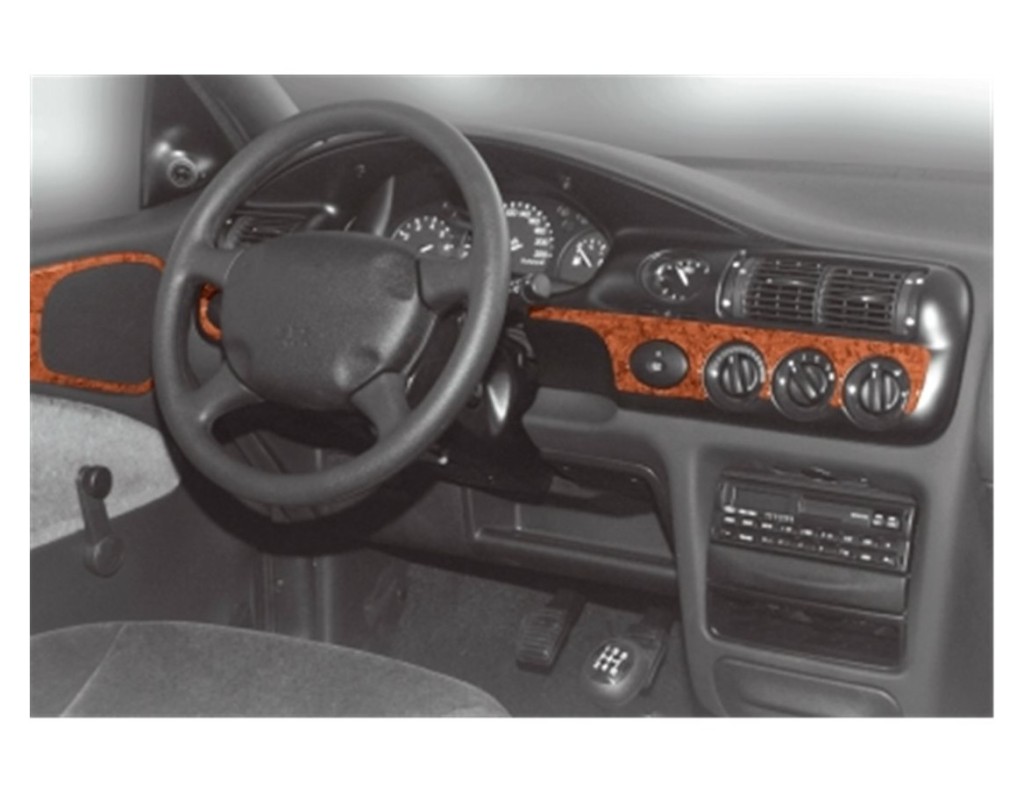 Ford Escord 95-00 Kit la décoration du tableau de bord 12-Pièce - 1 - habillage decor de tableau de bord Ford Escord 95-00 Kit la décoration du tableau de bord 12-Pièce - 1 - habillage decor de tableau de bord