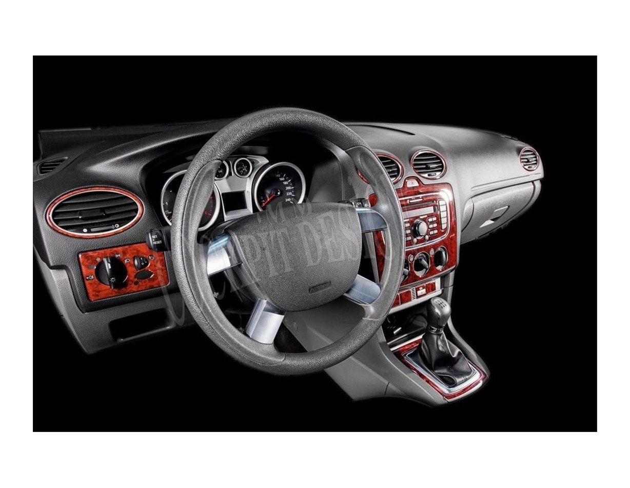 Ford Focus 10.2010 3D Inleg dashboard Interieurset aansluitend en pasgemaakt op he 19 -Teile