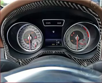 Mercedes-Benz CLA-Class 2014-2017 3D Interior Dashboard Trim Kit Dash Trim Dekor 46-Parts