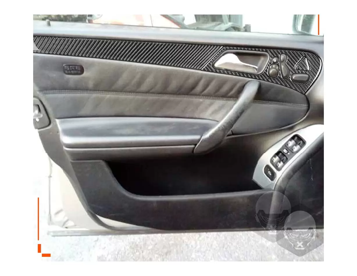 Mercedes C-Class W203 05.2005 3D Inleg dashboard Interieurset aansluitend en pasgemaakt op he 13-Teile Mercedes C-Class W203 05.2005 3D Inleg dashboard Interieurset aansluitend en pasgemaakt op he 13-Teile