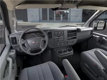 GMC Savana 2008-2020 Inleg dashboard Interieurset aansluitend en pasgemaakt 19 Delen