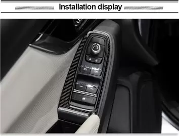 Subaru Impreza Crosstreck 2018-2022 Kit la décoration du tableau de bord Pièce - 5 - habillage decor de tableau de bord