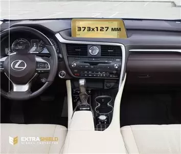 Lexus RX 2015 - 2019 Multimedia 12,3" HD transparant navigatiebeschermglas