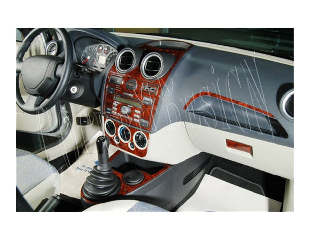 Ford Fusion 05-10 Kit la décoration du tableau de bord 9-Pièce - 1 - habillage decor de tableau de bord