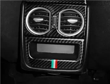 Alfa Romeo Brera 2005-2011 Mascherine sagomate per rivestimento cruscotti 22-Decori