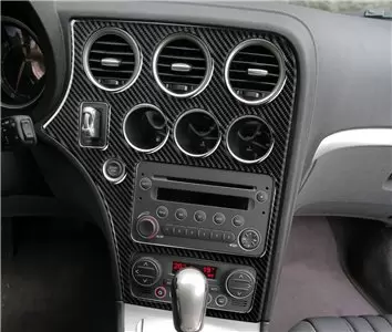 Alfa Romeo 159 2005-2011 3D Mittelkonsole Armaturendekor Cockpit Dekor 27-Teilige - 5- Cockpit Dekor Innenraum