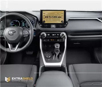 Toyota RAV4 2018 - Present Multimedia 7" Vetro Protettivo HD trasparente di navigazione Protezione