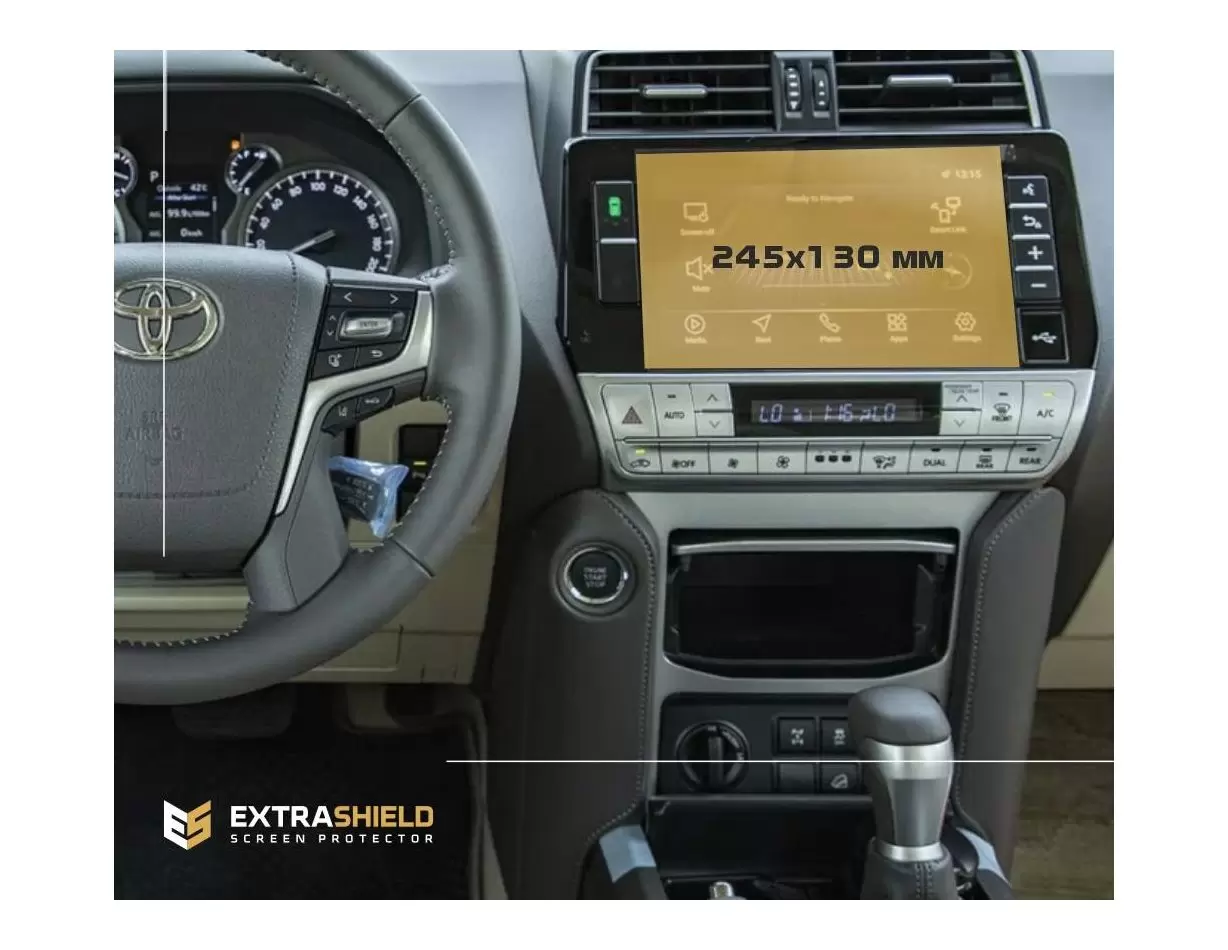 Toyota Land Cruiser Prado 150 2012 - Present Multimedia ExtraShield Screeen Protector