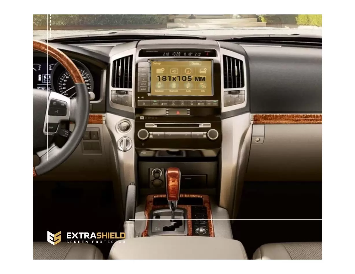 Toyota Land Cruiser 200 2015 - Present Multimedia 9" ExtraShield Screeen Protector