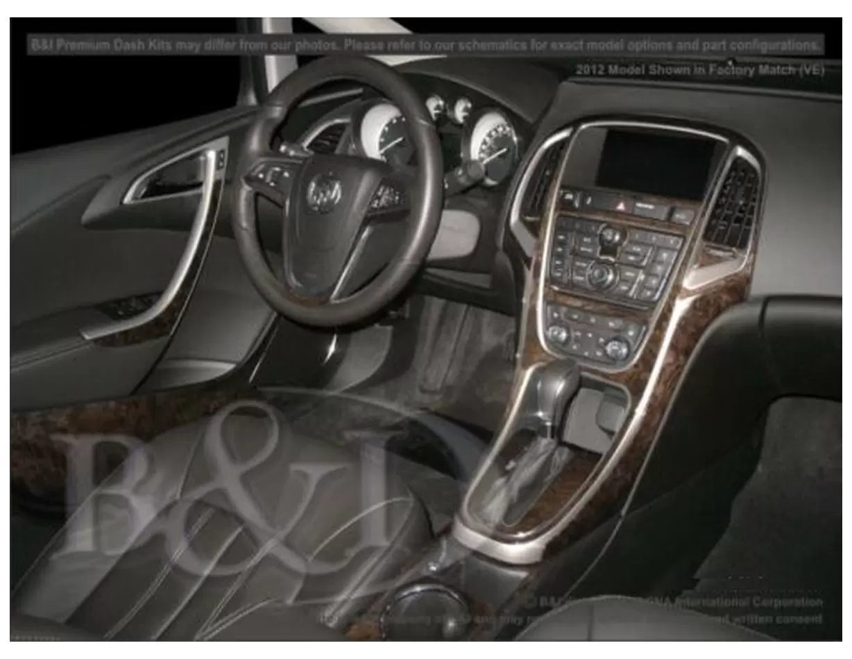 Opel Astra-J 2012 Interior WHZ Dashboard trim kit 44 Parts