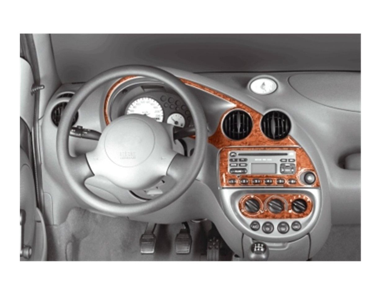 Ford Ka 10.96-02.02 3M 3D Interior Dashboard Trim Kit Dash Trim Dekor 5-Parts