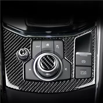 Mazda CX-5 KF ab 2017 3D Interior Dashboard Trim Kit Dash Trim Dekor 27-Parts