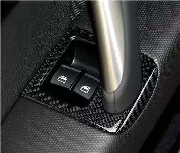 Audi TT 2007-2014 Voll Satz, Without NAVI BD innenausstattung armaturendekor cockpit dekor - 9- Cockpit Dekor Innenraum