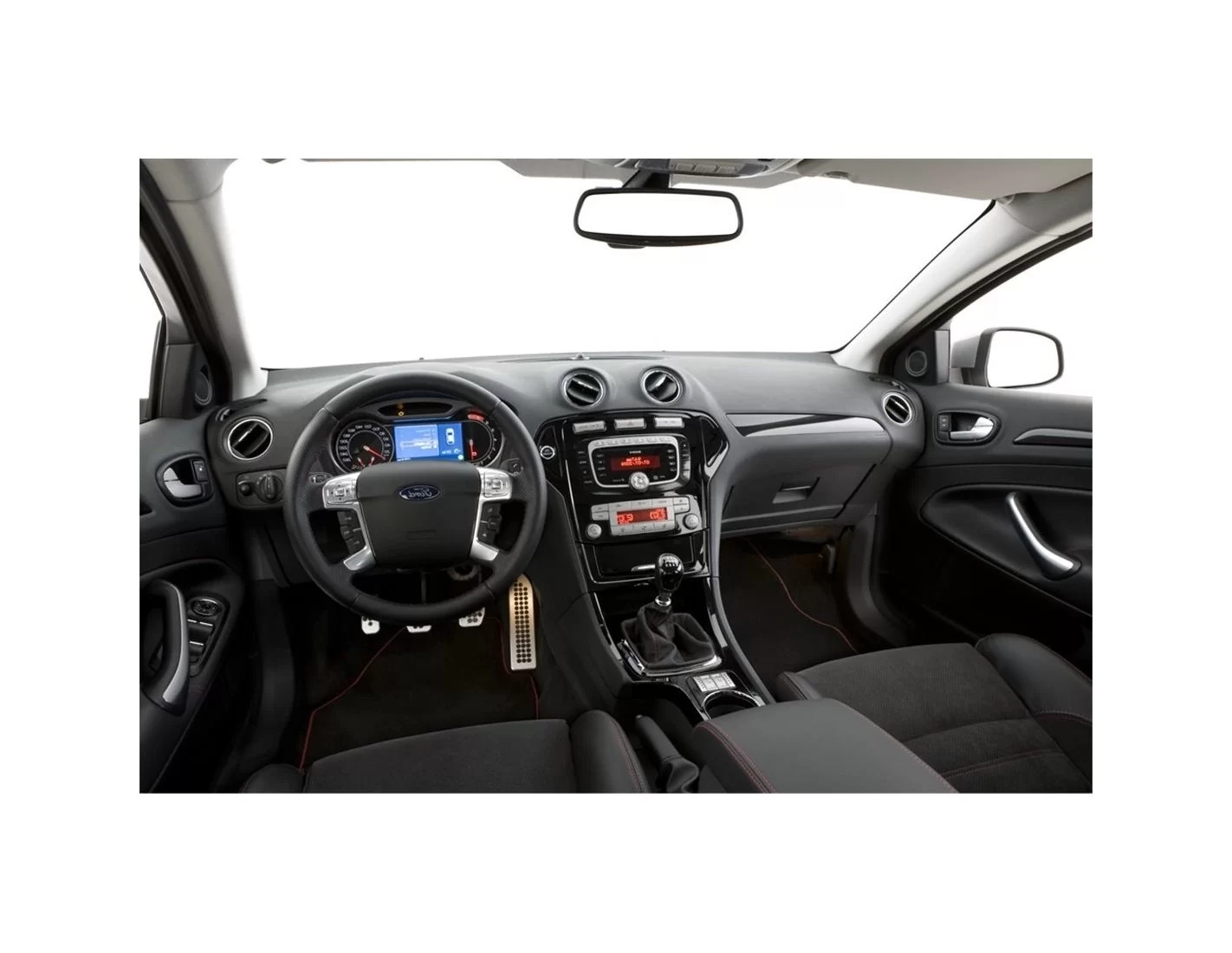 Ford Mondeo 01.08 - 12.11 Kit Rivestimento Cruscotto all'interno del veicolo Cruscotti personalizzati 18-Decori