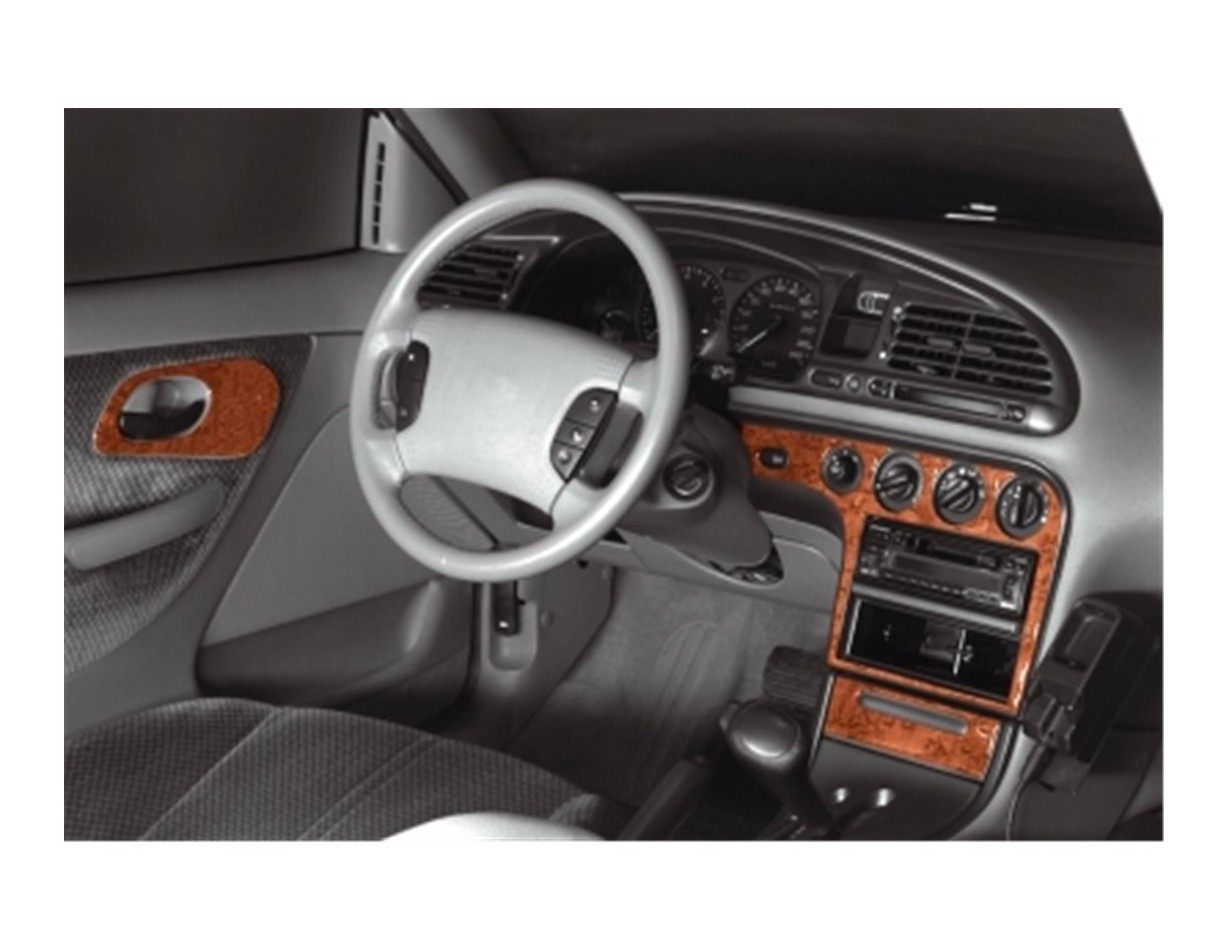 Ford Mondeo 93-96 Kit la décoration du tableau de bord 11-Pièce - 1 - habillage decor de tableau de bord
