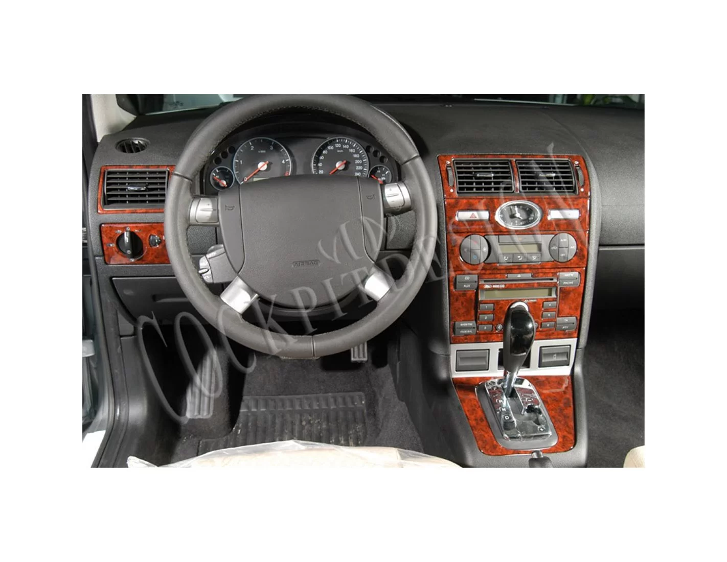 Ford Mondeo 03-06 Mittelkonsole Armaturendekor Cockpit Dekor 13-Teilige - 1- Cockpit Dekor Innenraum