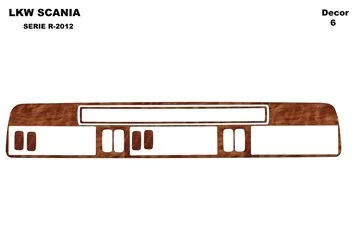 Scania R-Series R2 HighLine 2009 3D Kit rivestimento interno cruscotto Dash Trim Dekor 6-Parts