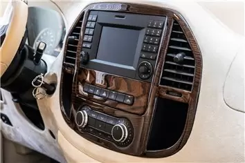 Mercedes Vito W447 01.2015 3D Interior Dashboard Trim Kit Dash Trim Dekor 21-Parts
