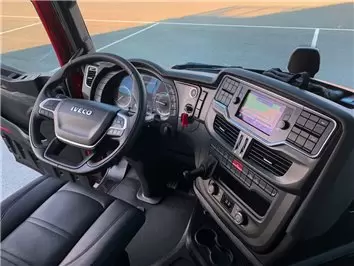 IVECO S-WAY 2019 3D Interior Dashboard Trim Kit Dash Trim Dekor 17-Parts