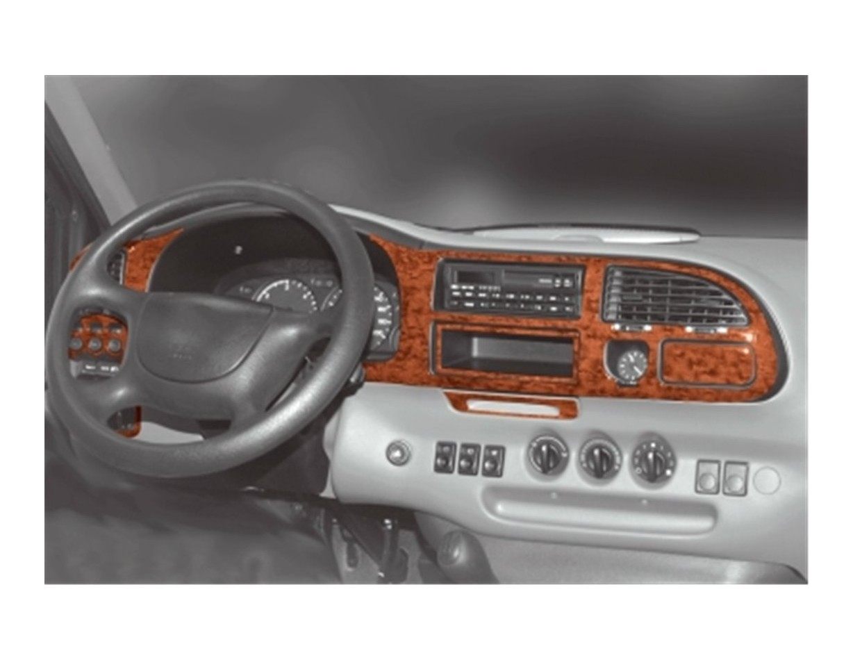 Ford Transit 97-00 Mittelkonsole Armaturendekor Cockpit Dekor 8-Teilige - 1- Cockpit Dekor Innenraum