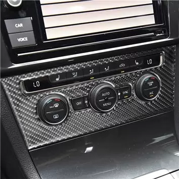 Volkswagen Golf VII AU 2012–2021 Kit la décoration du tableau de bord 41-Pièce - 1 - habillage decor de tableau de bord 2