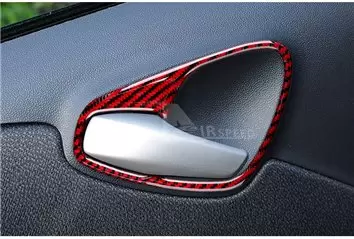 Smart Fortwo 451 2007-2015 Mascherine sagomate per rivestimento cruscotti 40-Decori