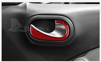 Smart Fortwo 453 2018-2024 Inleg dashboard Interieurset aansluitend en pasgemaakt op he 11 -Teile 2