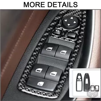 BMW X1 F48 2015 up 3D Interior Dashboard Trim Kit Dash Trim Dekor 32-Parts