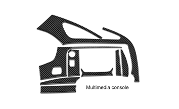 Chevrolet Corvette Coupe 2014-2020 Interior WHZ Dashboard trim kit 38 Parts 2