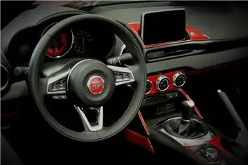 Fiat 124 Spyder 2012-2020 Interior WHZ Dashboard trim kit 14 Parts