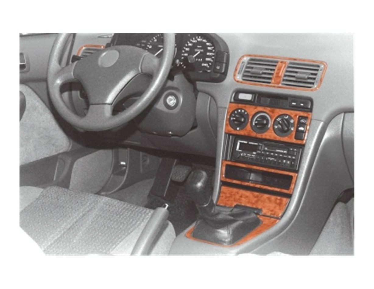 Honda Accord 06.92- 06.98 Kit Rivestimento Cruscotto all'interno del veicolo Cruscotti personalizzati 11-Decori