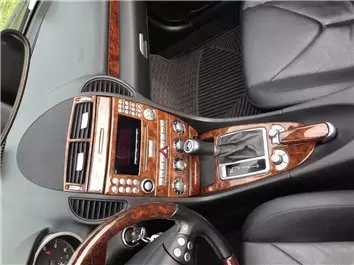 Mercedes SLK (R171) 2004-2010 3D Interior Dashboard Trim Kit Dash Trim Dekor 18-Parts