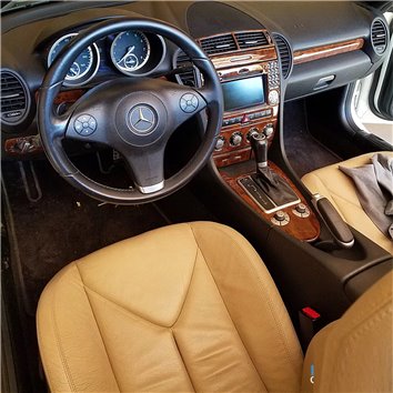 Mercedes SLK (R171) 2004-2010 Mittelkonsole Armaturendekor Cockpit Dekor 18-Teilige - 2- Cockpit Dekor Innenraum