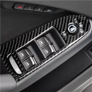Audi Q5 2009-2017 3D Inleg dashboard Interieurset aansluitend en pasgemaakt op he 42-Teile