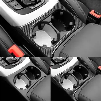 Audi Q5 2009-2017 3D Interior Dashboard Trim Kit Dash Trim Dekor 42-Parts