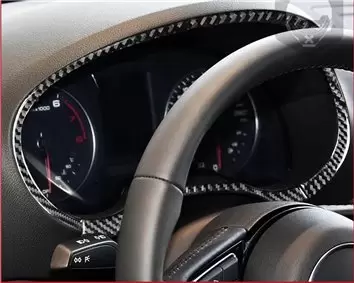 Audi A3 8V ab 2012-2018 3D Inleg dashboard Interieurset aansluitend en pasgemaakt op he 40-Teile