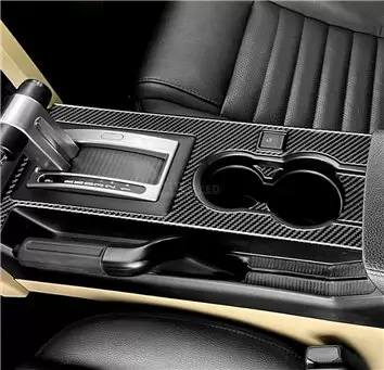 Ford Mustang 2005-2009 Folding roof-Cabrio, Basic Set BD Interieur Dashboard Bekleding Volhouder