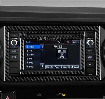 Toyota Tacoma 2016-2021 Kit la décoration du tableau de bord 29 Pièce - 3 - habillage decor de tableau de bord Toyota Tacoma 2016-2021 Kit la décoration du tableau de bord 29 Pièce - 3 - habillage decor de tableau de bord