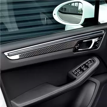 Porsche Macan 2014-2021 3D Kit rivestimento interno cruscotto Dash Trim Dekor 38-Parti