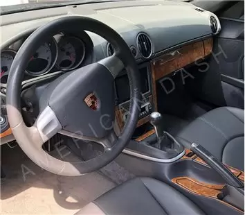 PORSCHE CAYMAN 2006-2008 3D Inleg dashboard Interieurset aansluitend en pasgemaakt op he 32-Teile