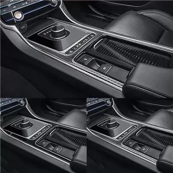 Jaguar XE 2017-2018 Ensemble Complet Kit la décoration du tableau de bord 43-Pcs - 4 - habillage decor de tableau de bord