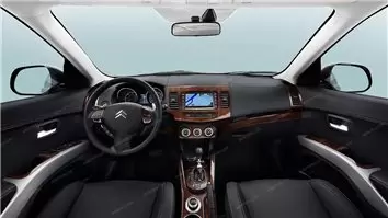 Peugeot 4007 2007–2012 3D Interior Dashboard Trim Kit WHZ Dash Trim Dekor 43-Parts