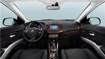 Citroën C-Crosser 2007–2012 Kit de garniture de tableau de bord intérieur 3D WHZ Dash Trim Dekor 43 pièces 2