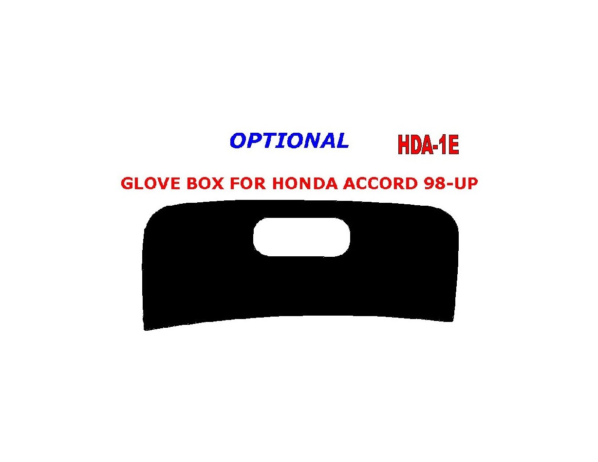 Honda Accord 1998-2000 lueur-boîte BD Kit la décoration du tableau de bord - 1 - habillage decor de tableau de bord