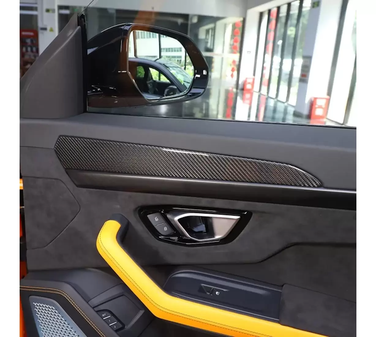 Lamborghini Urus 2018-2024 Signature Mittelkonsole Armaturendekor Cockpit Dekor 15-Teile - 3- Cockpit Dekor Innenraum
