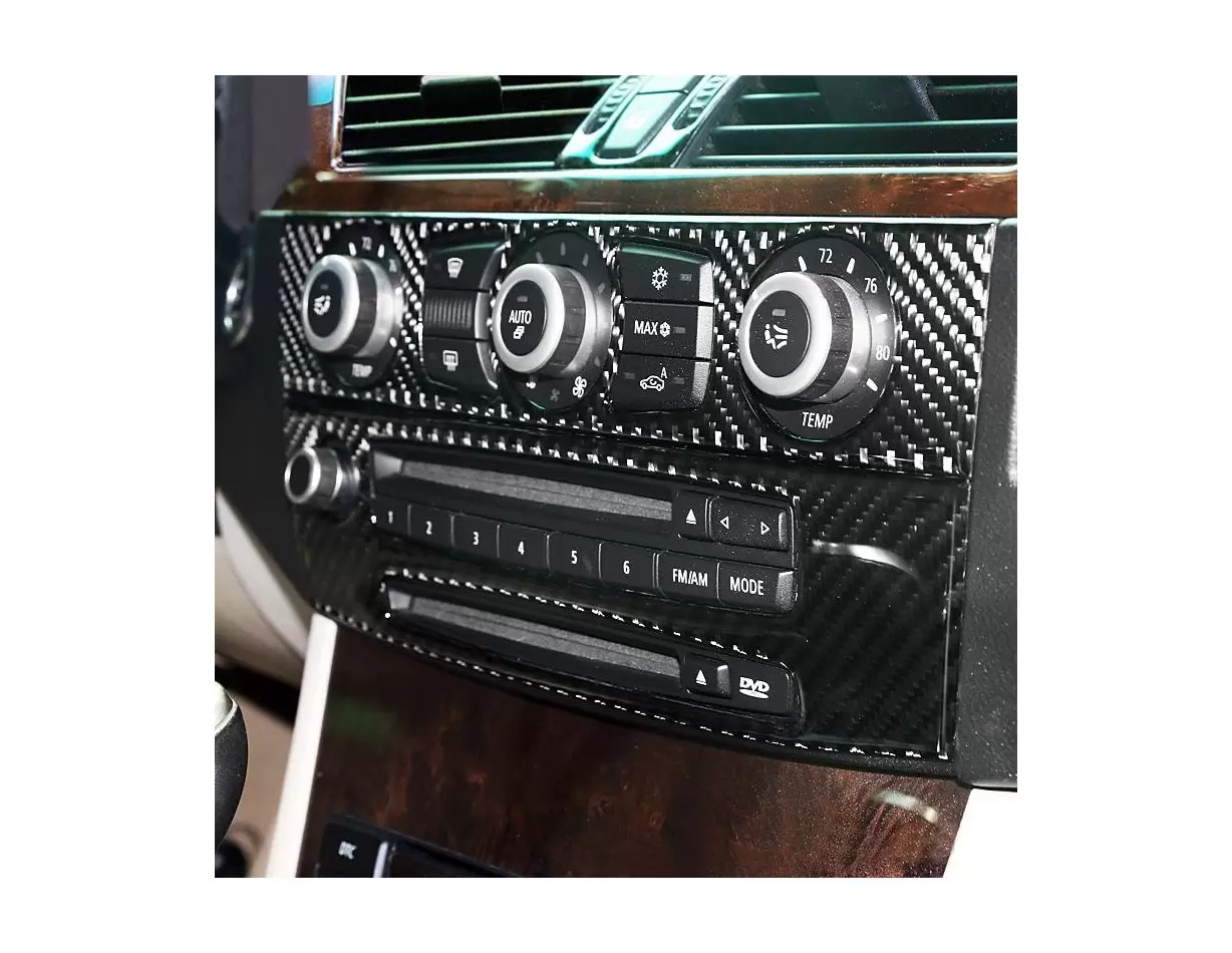 BMW 5 Series E60/E61 2004–2010 Mittelkonsole Armaturendekor Cockpit Dekor 33-Teilige - 4- Cockpit Innenraum Dekor 