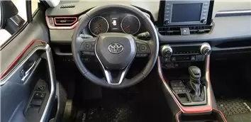 Toyota RAV4 2019-2022 Mascherine sagomate per rivestimento cruscotti 30 Decori