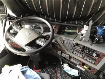 Volvo FH Version 4 01.2013 3D Interior Dashboard Trim Kit Dash Trim Dekor 11-Parts
