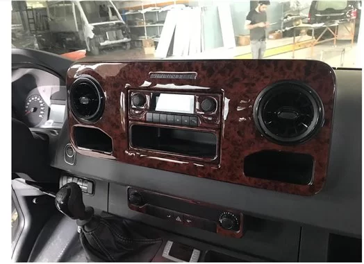 Mercedes Sprinter W907 2018 3D Inleg dashboard Interieurset aansluitend en pasgemaakt op he 47-Teile