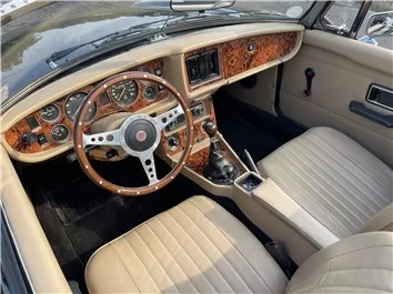 MG B 1962-1967 Full Set BD Interieur Dashboard Bekleding Volhouder